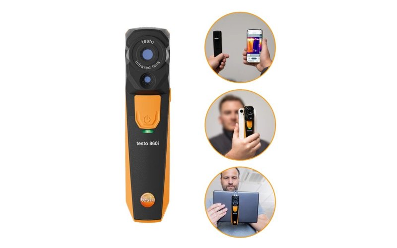 Testo 860i - Bezdrátová termokamera pro chytré tel 256 × 192 px